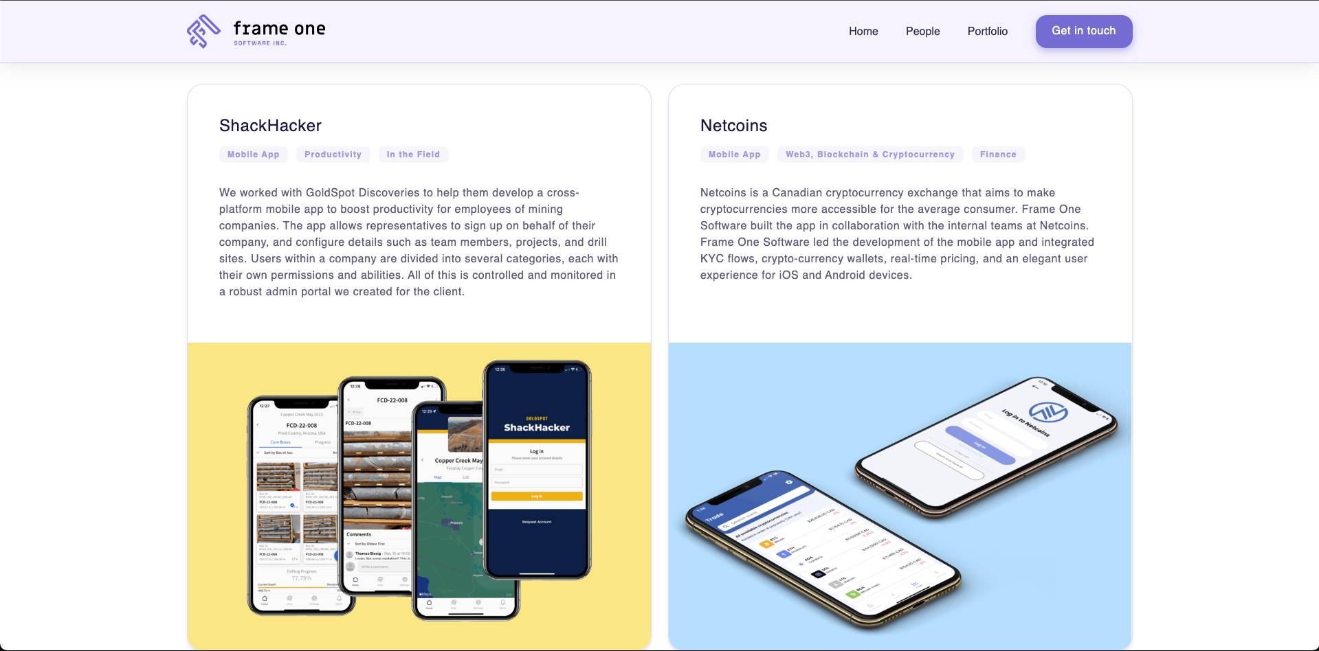 frameonesoftware project Screenshot